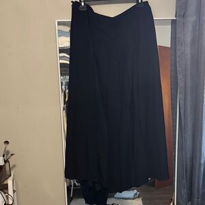 Classic Black Women's Midi Skirt
